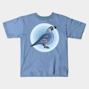 Californian Quail Kids T-Shirt